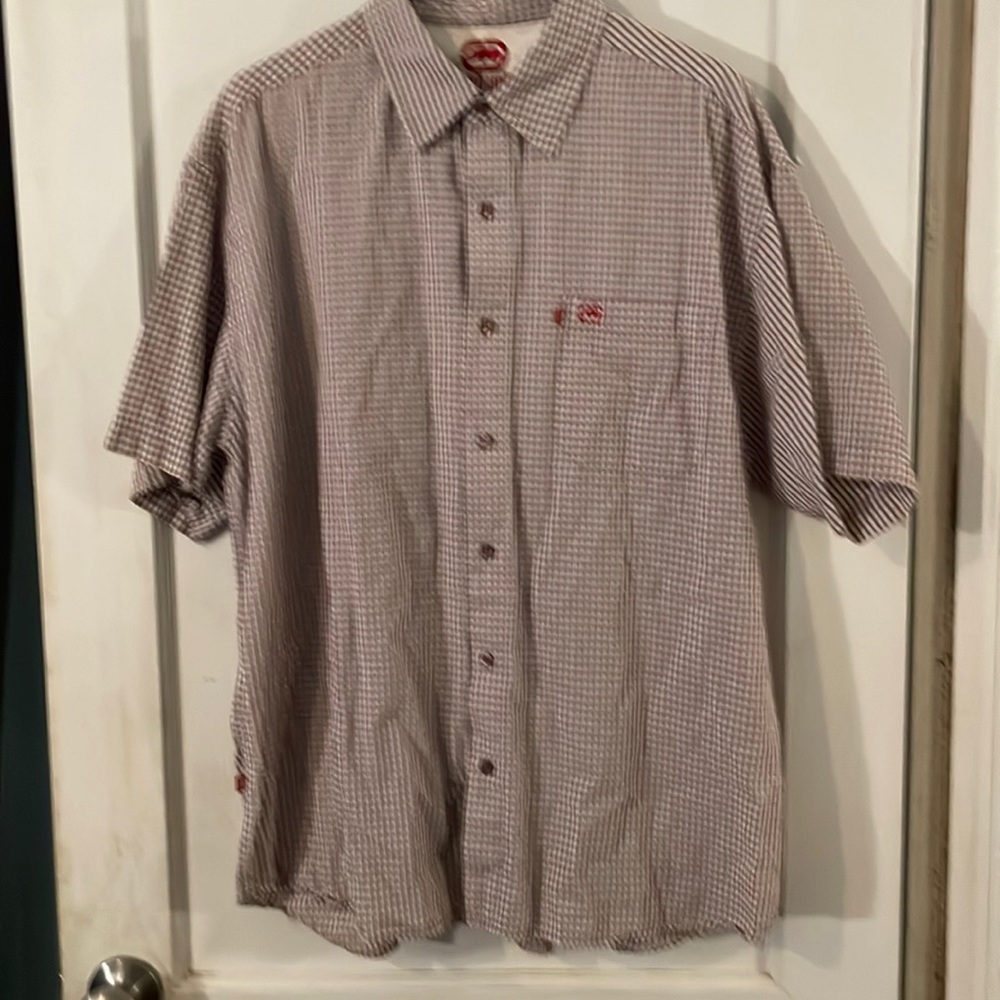 Men’s red plaid shirt from Ecko unlimited